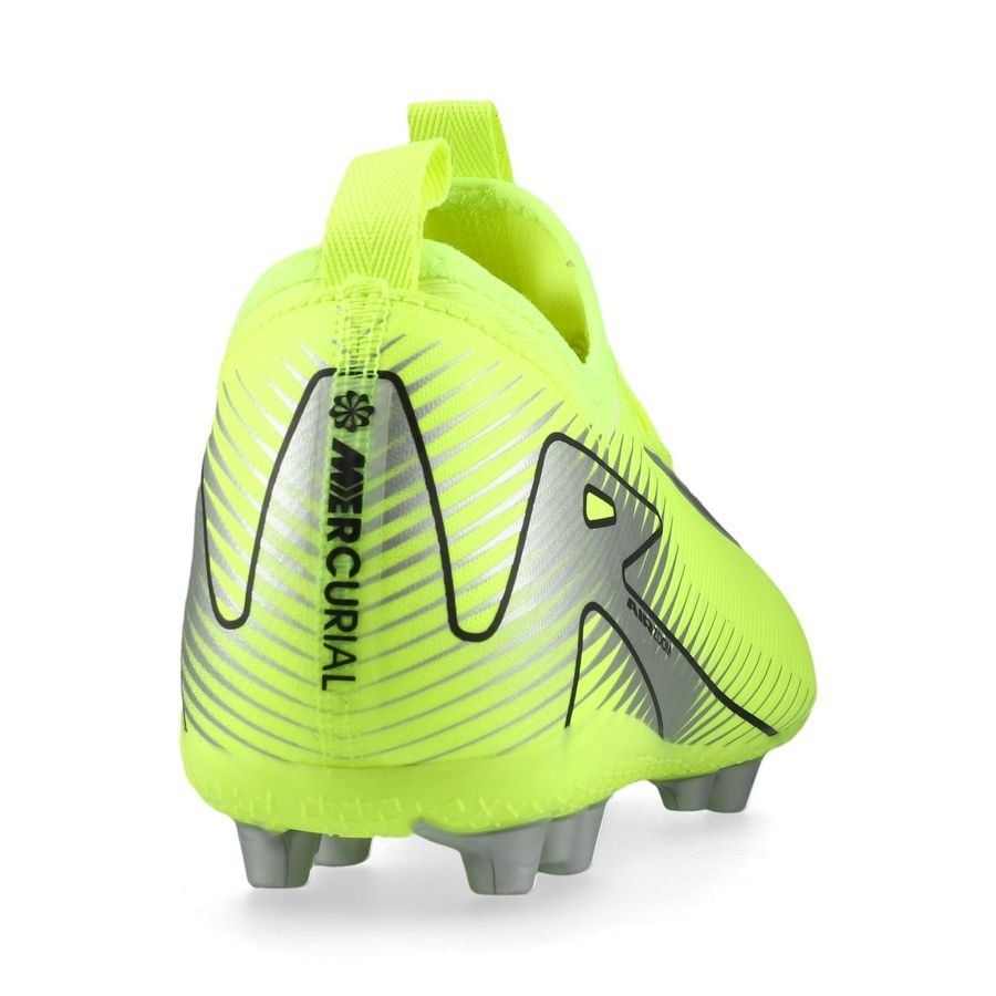 Nike Air Zoom Mercurial Vapor 16 Academy AG Mad Voltage - Jaune Fluo/Noir Enfant