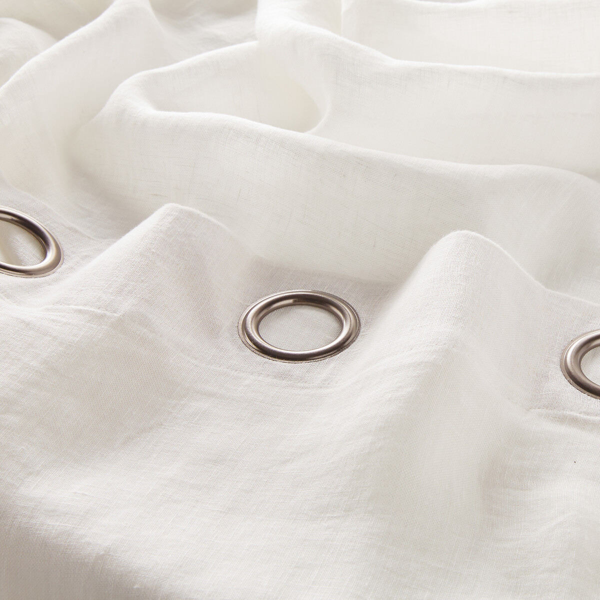 LA REDOUTE INTERIEURS<br>Cortina de linho com ilhós, Onega