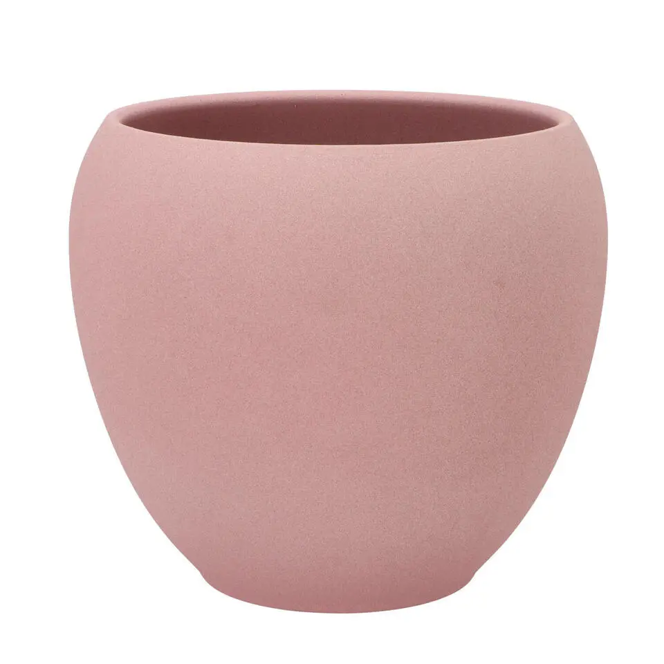 DK Design Plantenpot Vinci - lichtroze mat - D24 x H27 cm