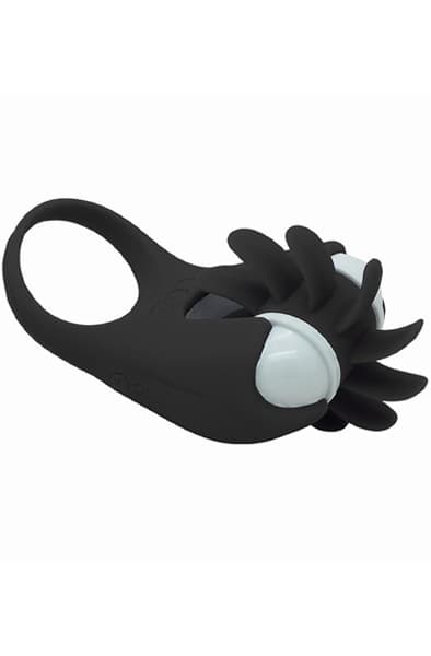 Action Rower Vibrating Ring With Rotating Tongue Penisring med vibrator