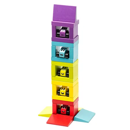 Cubika Holzbaukasten «Bright Racing»