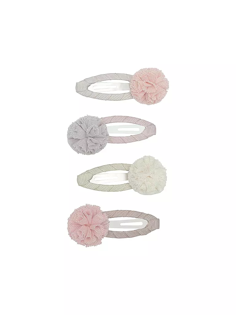 MIMI & LULA Haarspangen 4 Stück POM CLICS CLAC Swanlake bunt