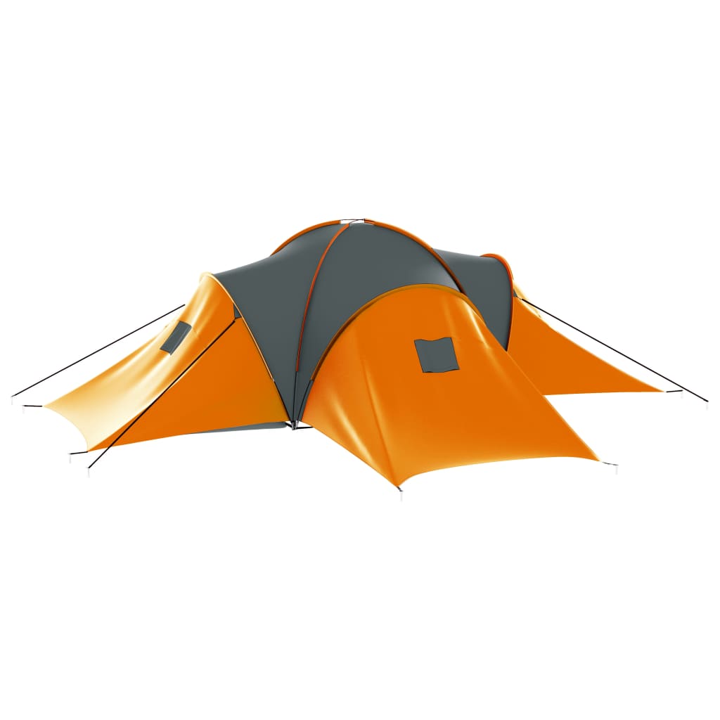 Tenda Vidaxl cinza e laranja