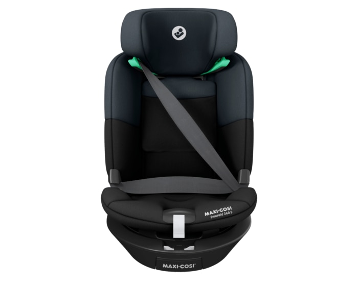 Emerald 360 S 0 - 12 Y  40 - 150 cm  0 - 36 kg    Wächst mit deinem Kind mit |    FlexiSpin-Drehung um 360° |    Bequeme Liegepositionen |    G-CELL Seitenaufprallschutz |