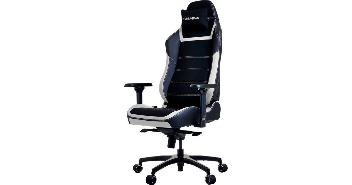 VertagearPL6800 gamestoel  (Zwart/wit, ContourMax Lumbar, VertaAir, Hygennx)