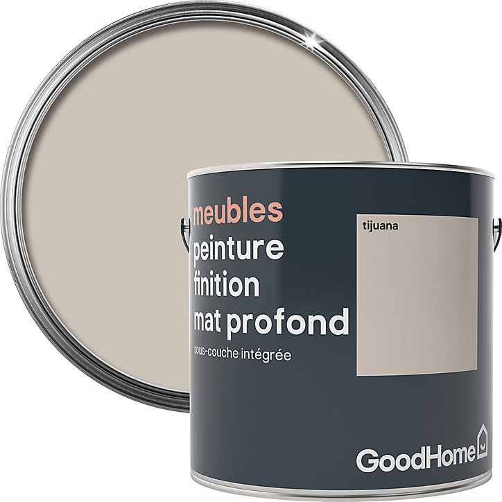 Peinture de rénovation meubles GoodHome beige Tijuana mat profond 2L