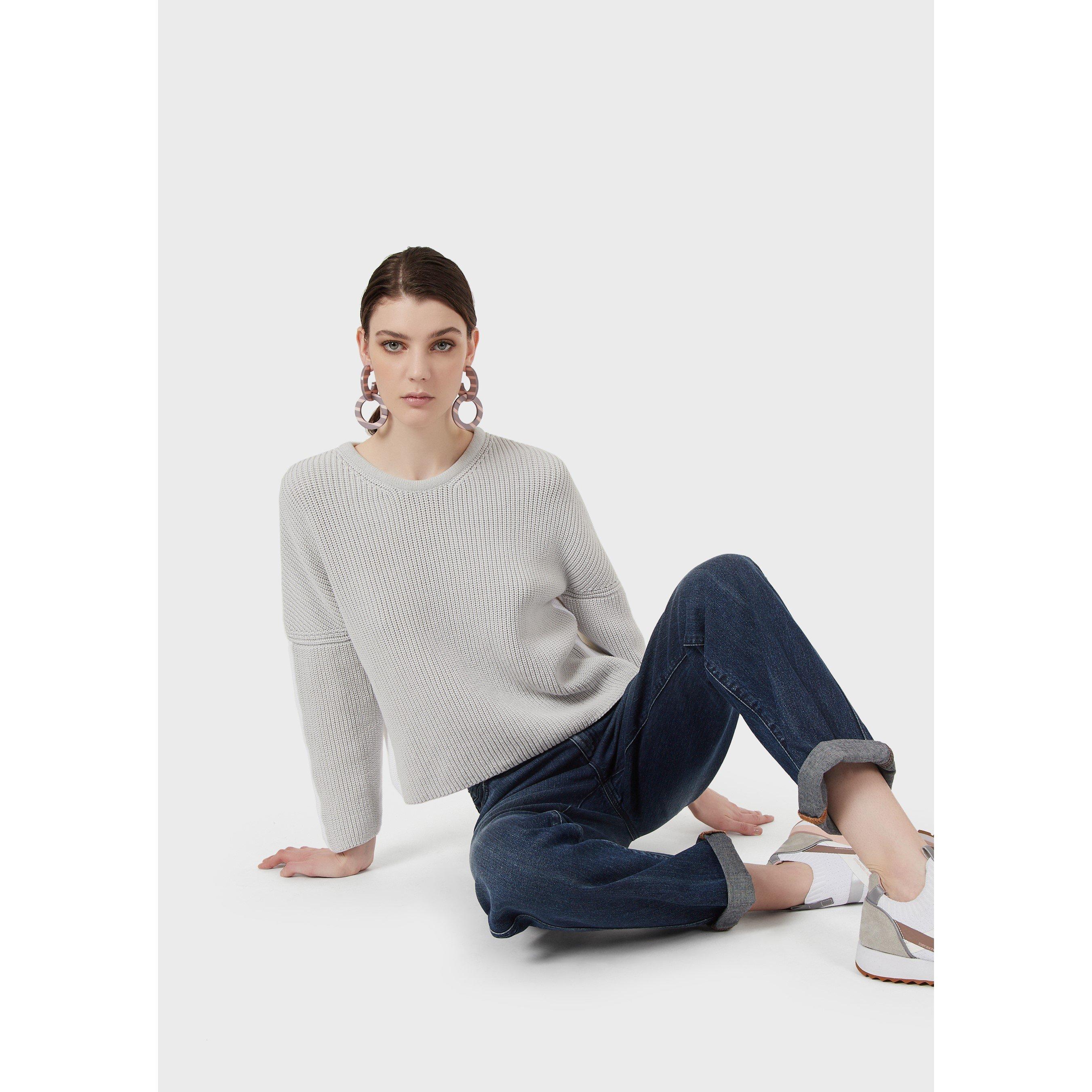 Emporio Armani Straight Cropped Jeans