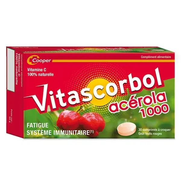 Vitascorbol Acerola 1000 30 comprimidos