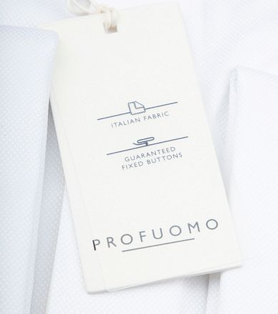 Profuomo Smokingshirt Wit PP2HC0028 kopen