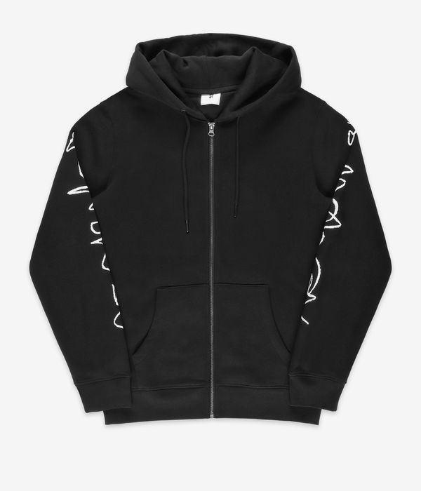Poetic Collective Crayon Arm Zip-Hoodie (black)