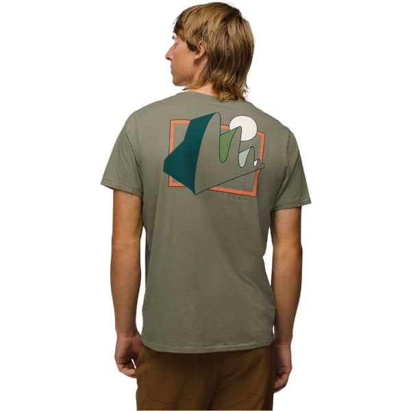 T-shirt PRANA EVERYDAY SIGNALS SS TEE M RYE GREEN