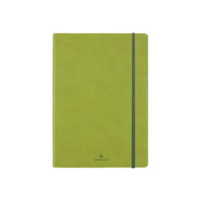 Oberthur Balthazar - Carnet de notes souple A5 - ligné - 200 pages - kaki