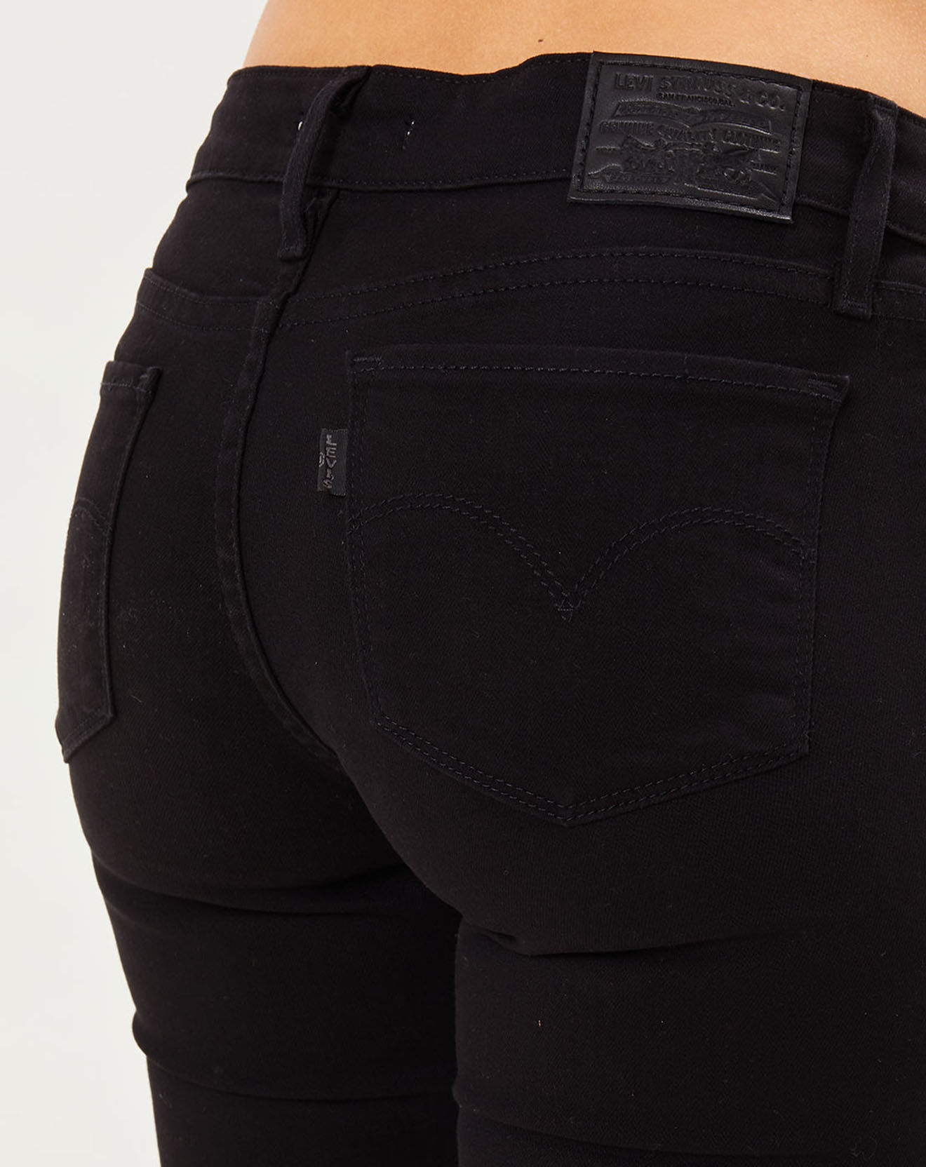 Levi's® Jean 712 Slim Black Sheep noir