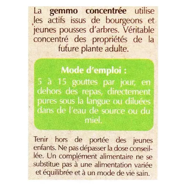Herbalgem Macérat Concentré Châtaignier Bio 30ml