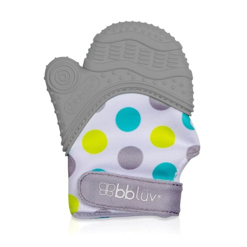 Glüv Mitaine de dentition pour bébé Gris - BBLÜV