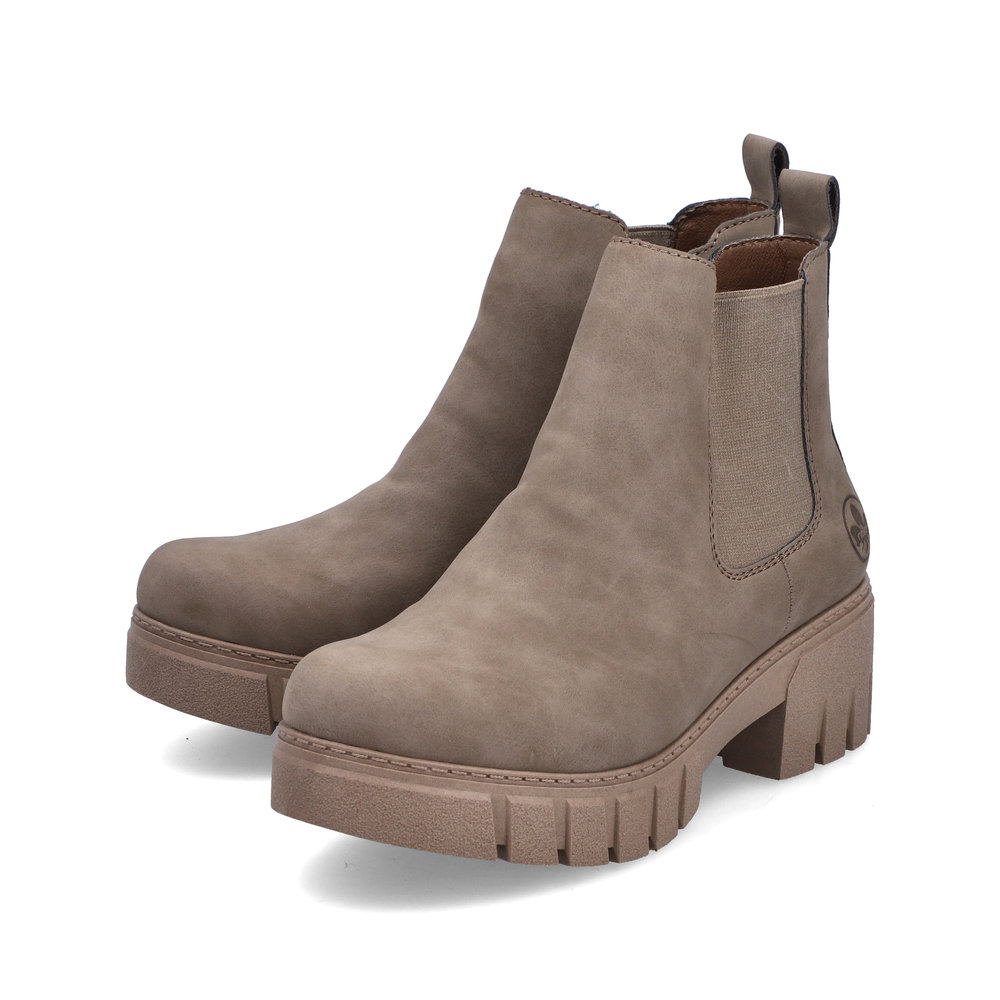 Rieker Damen-Stiefelette Beige