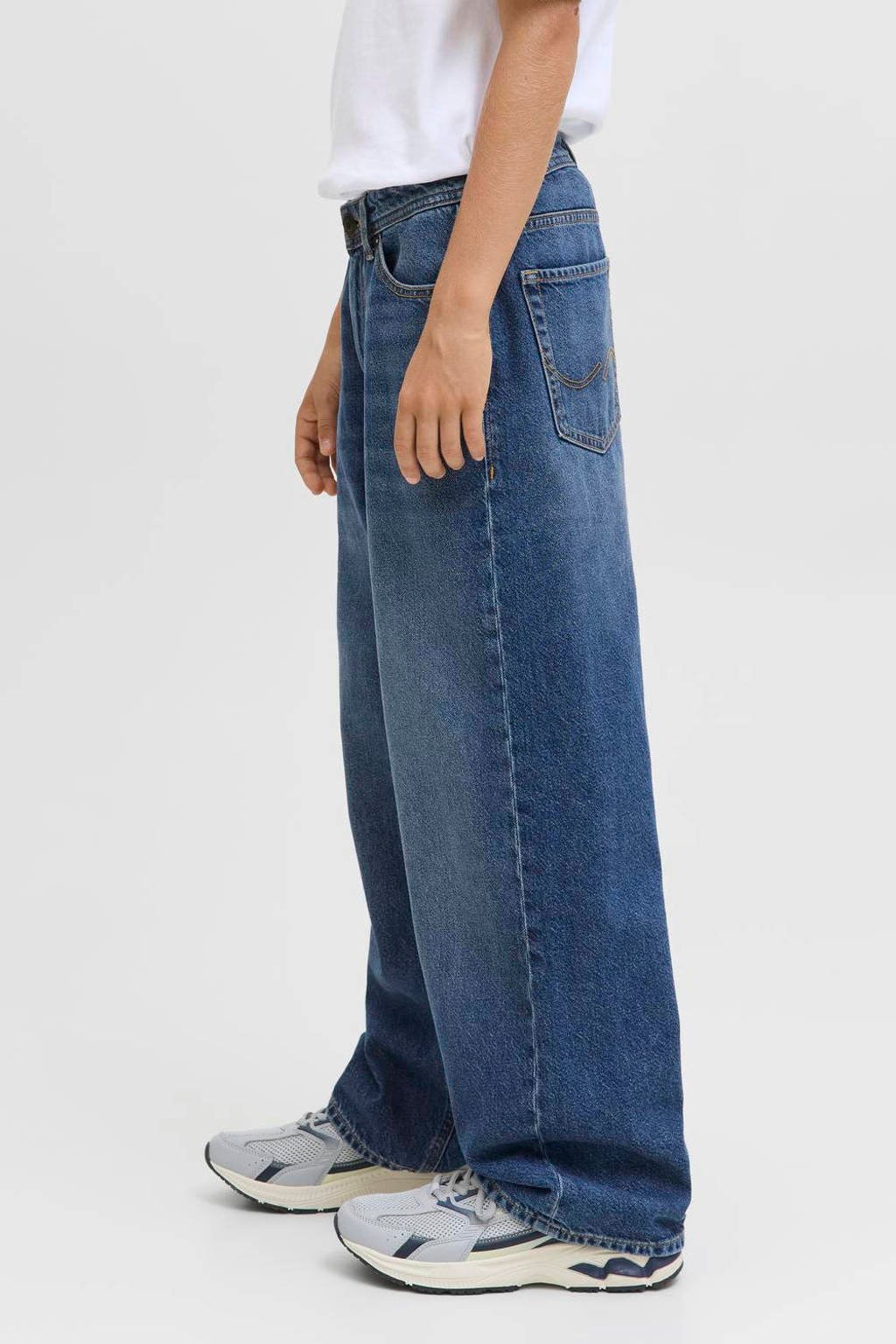 JACK & JONES JUNIOR high waist exra baggy jeans dark blue denim