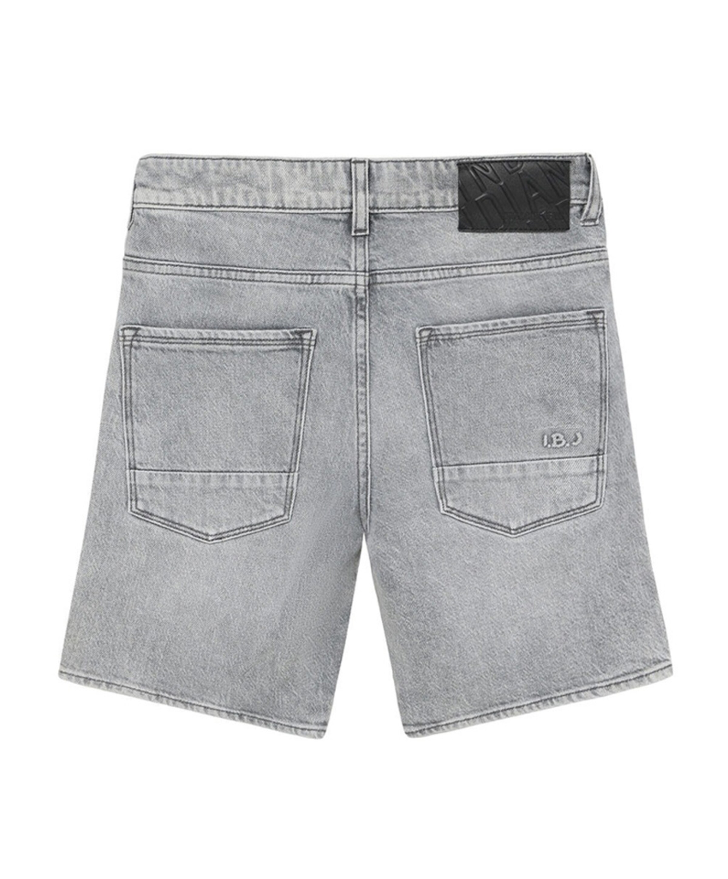 Indian Blue Jeans Wide Denim Grey Jeans jongens korte broek grijs