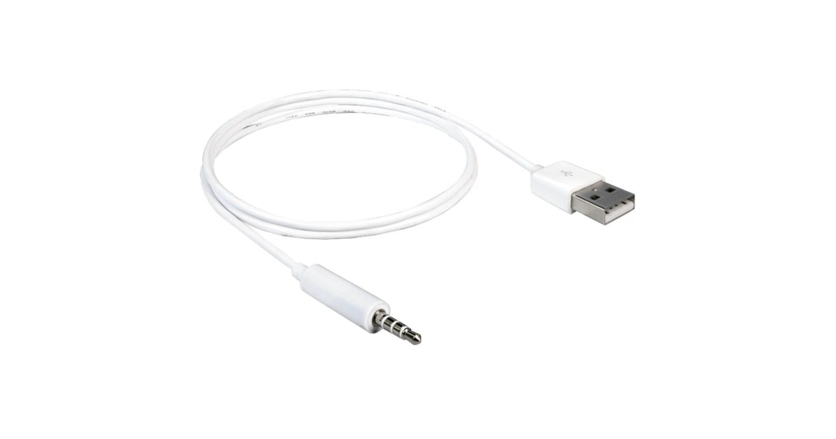 DeLOCKCable USB-A male > Stereo jack 3.5 mm male 4 pin adapter  (IPod Shuffle, 1 m)