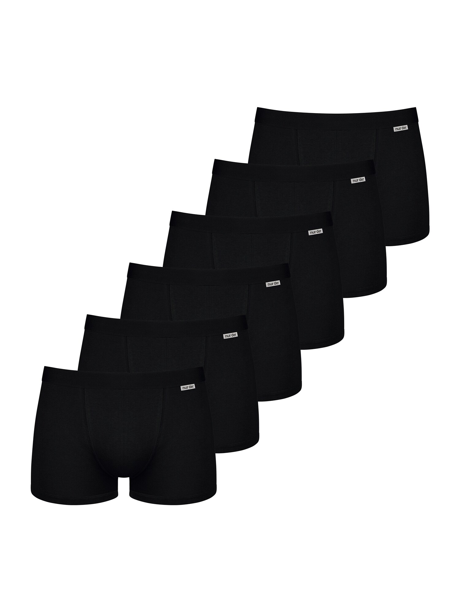 NUR DER Herren Retro Pants Boxer Cotton Stretch 6er Pack