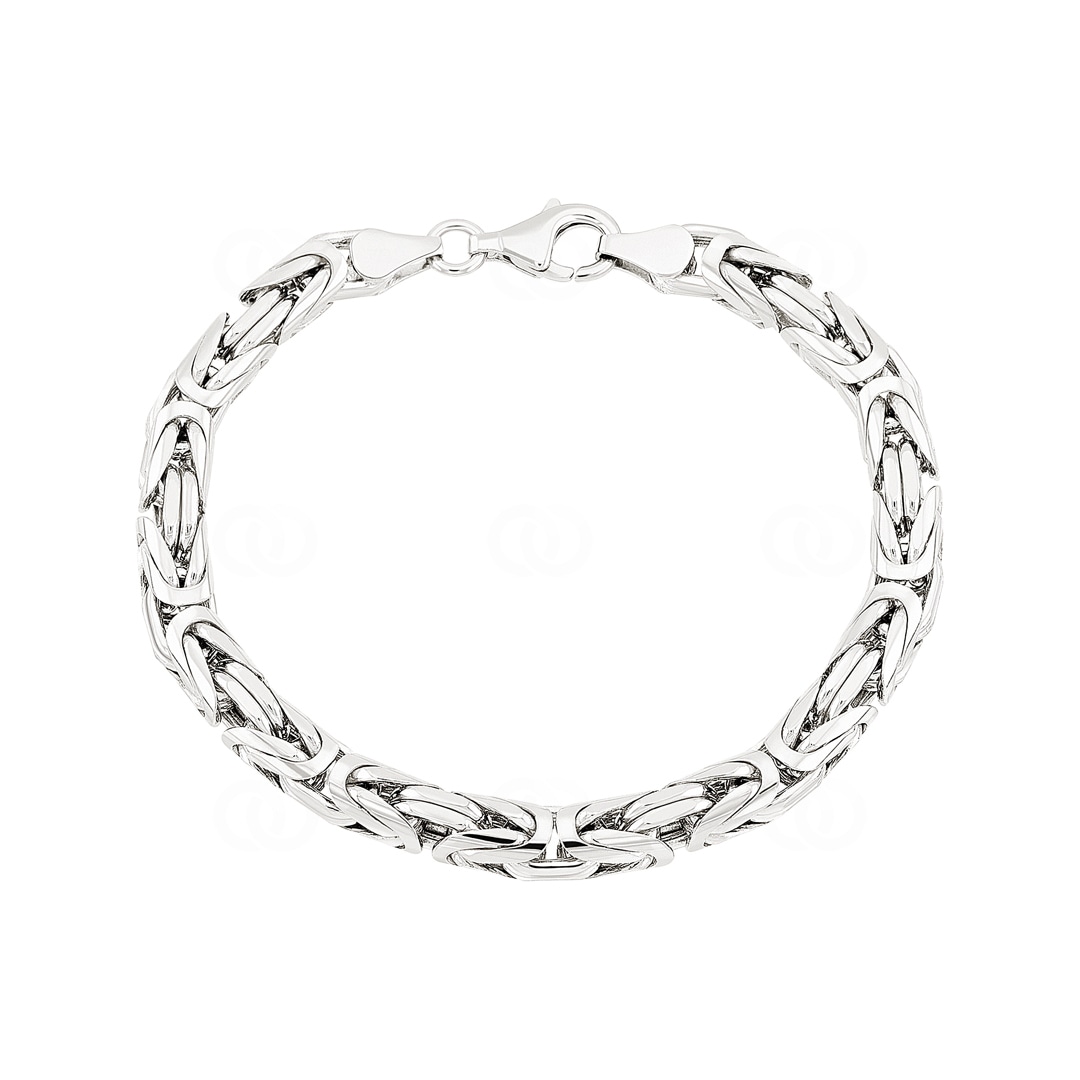Königsarmband rund 925 Silber 5.0mm