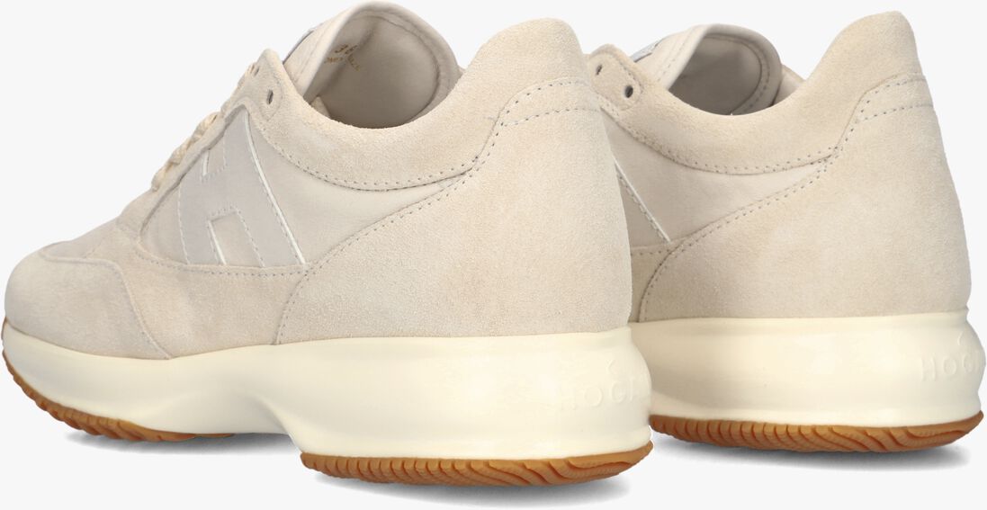 beige hogan lage sneakers hogan interactive(h713) allacciato