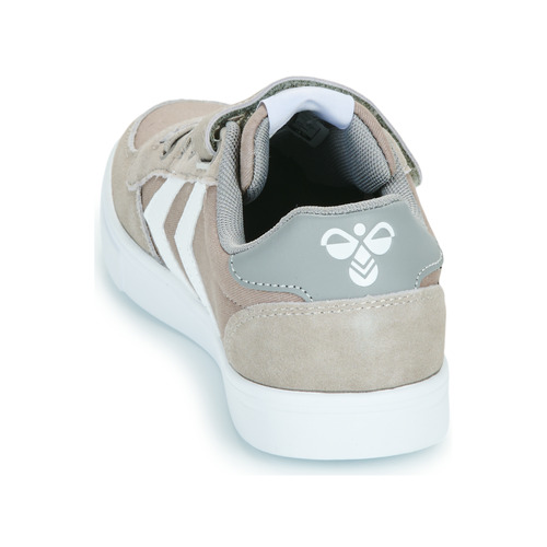 hummel - SLIMMER STADIL LOW JR - Gris / Blanc