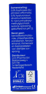Linn Oogdruppels 5-in-1 Euphrasia & Hyaluron 10ML
