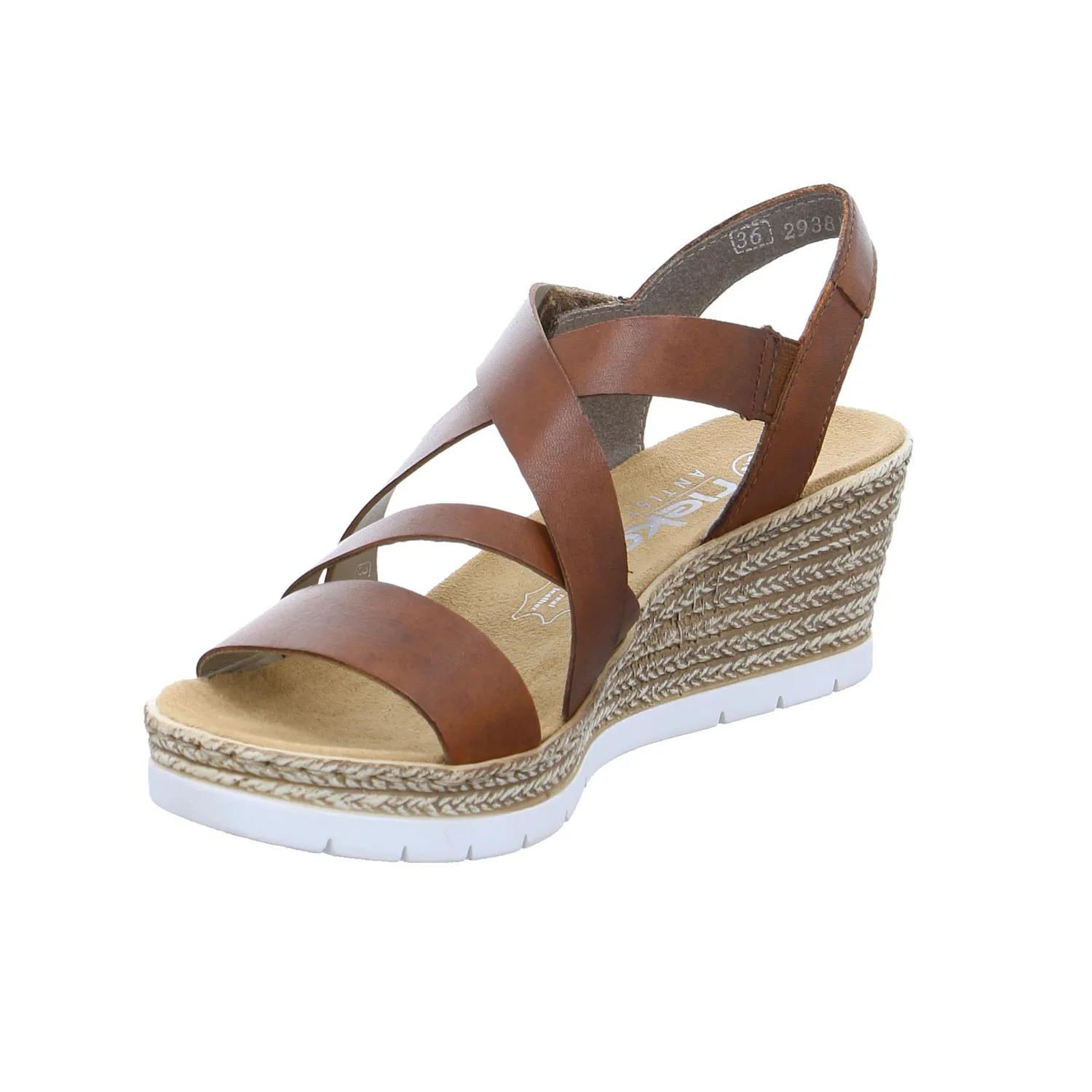 RIEKER Sandalette Braun Lederimitat