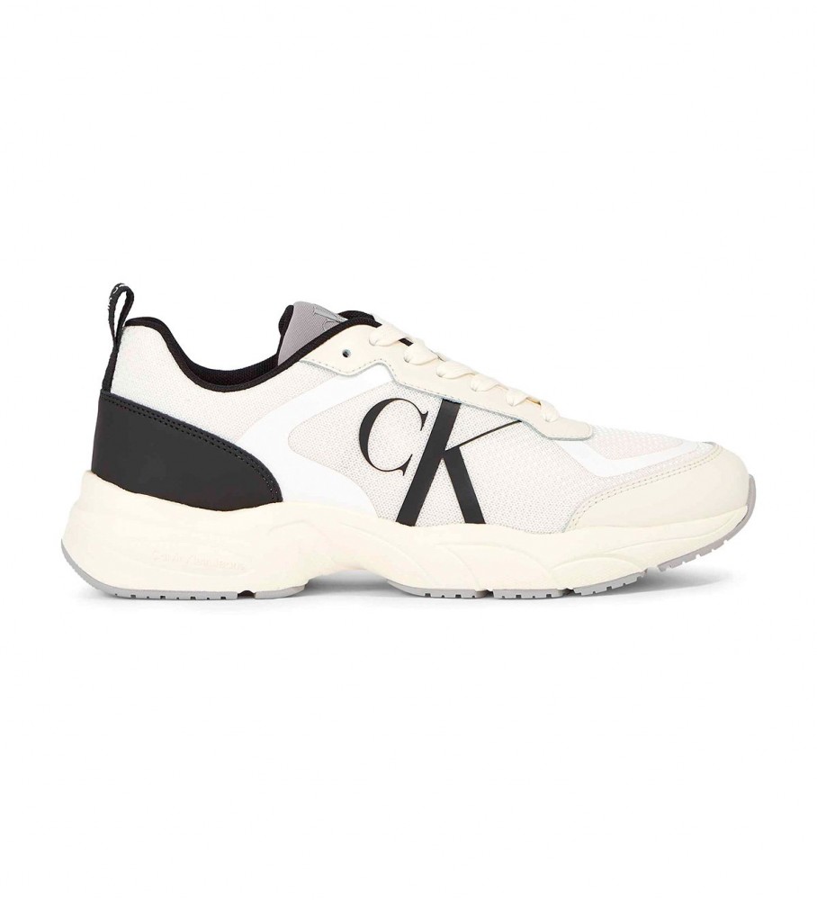Tênis retrô Calvin Klein Jeans branco
