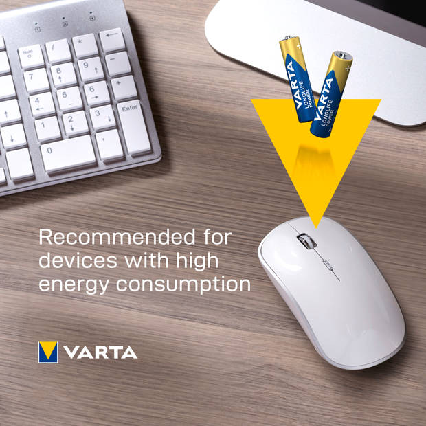 Varta Longlife Power AAA batterijen