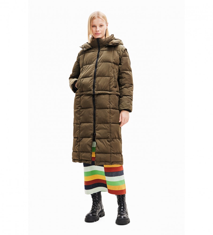 Casaco verde Desigual Tetris