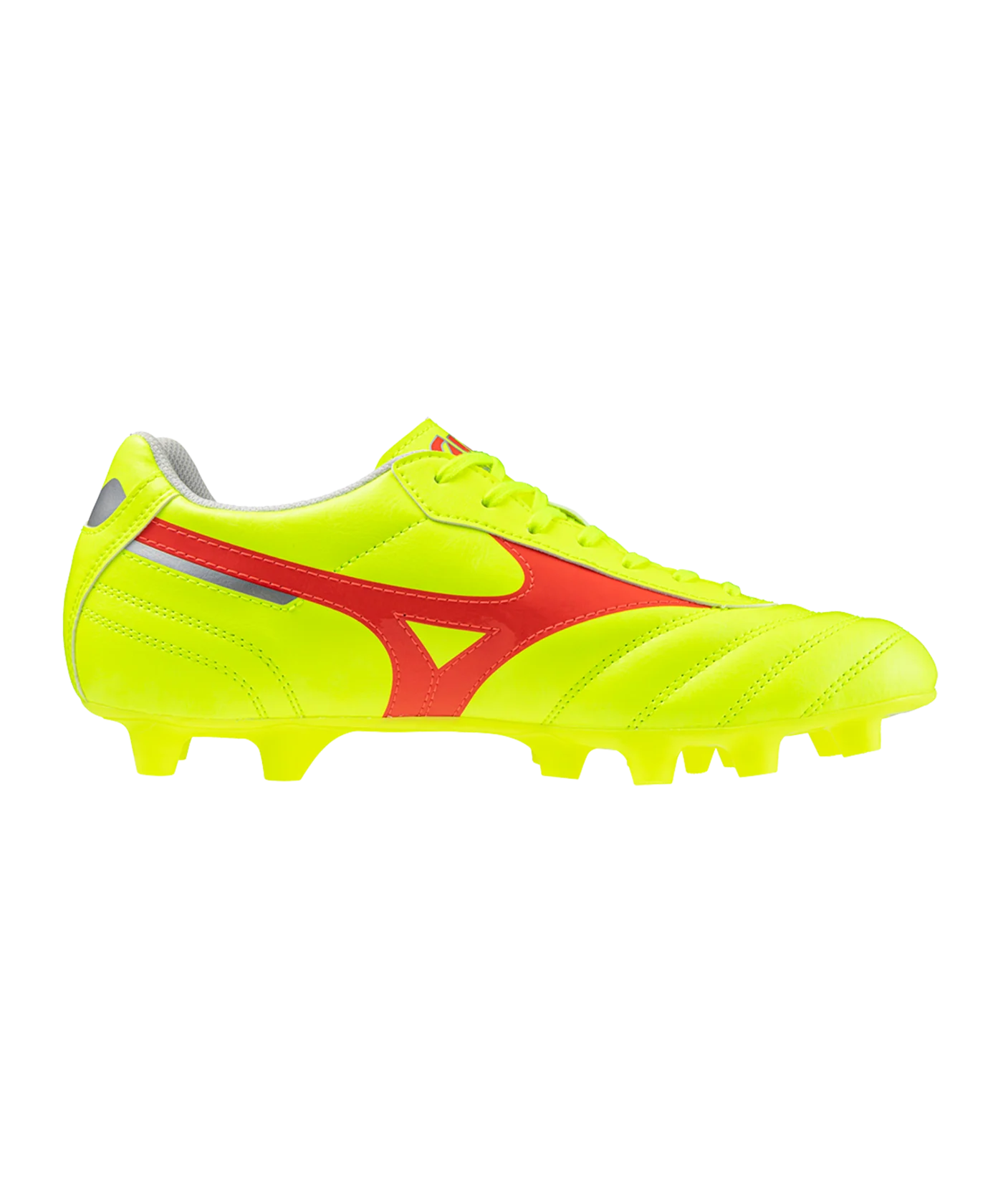 Mizuno Morelia II Club FG Dyna Gelb Rot Silber F45