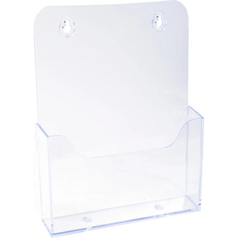 Distributeur de prospectus 1 compartiment A5 - Cristal