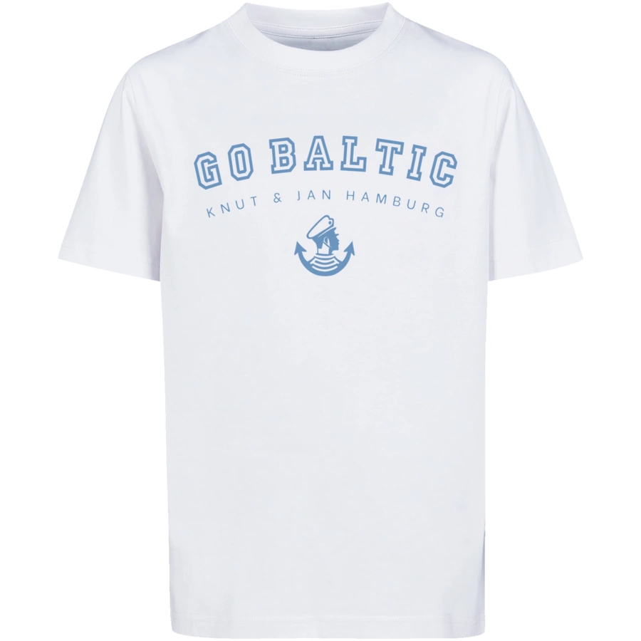 F4NT4STIC T-Shirt Go Baltic Knut & Jan Hamburg weiß