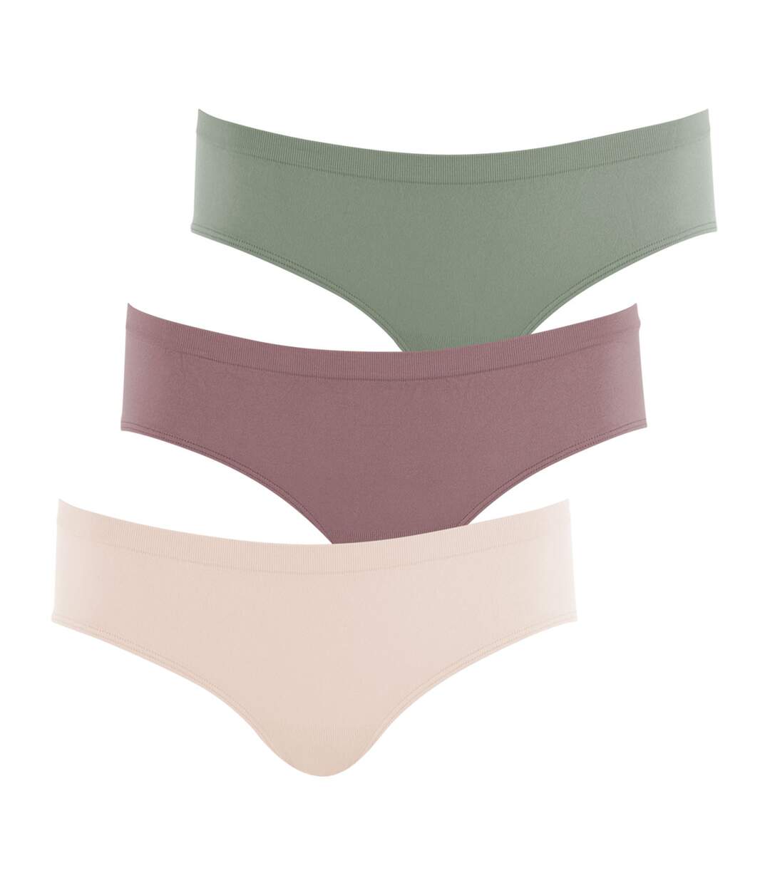 Lot de 3 slips femme Easy Sans Couture