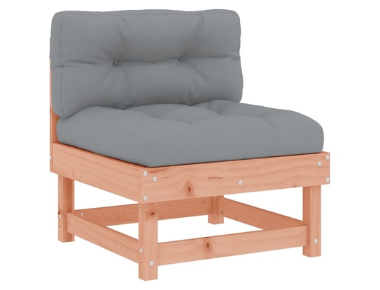 LES TENDANCES - Salon extérieur Salon de jardin-bois rosé-7 places-61x61x62-472970
