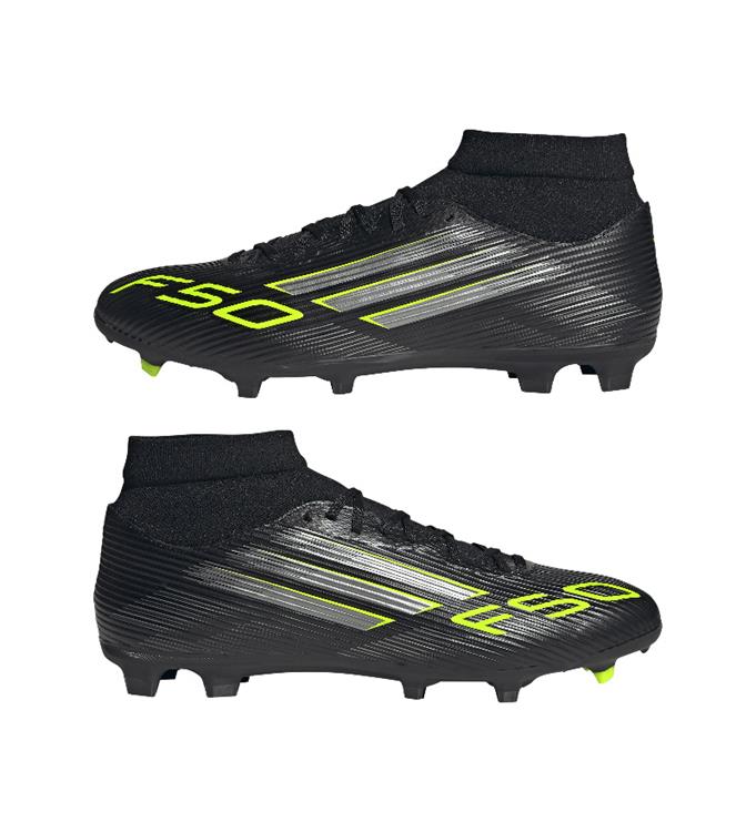 adidas F50 LEAGUE MID FG/MG JI0887 CBLACK-IRONMT-LUCLEM