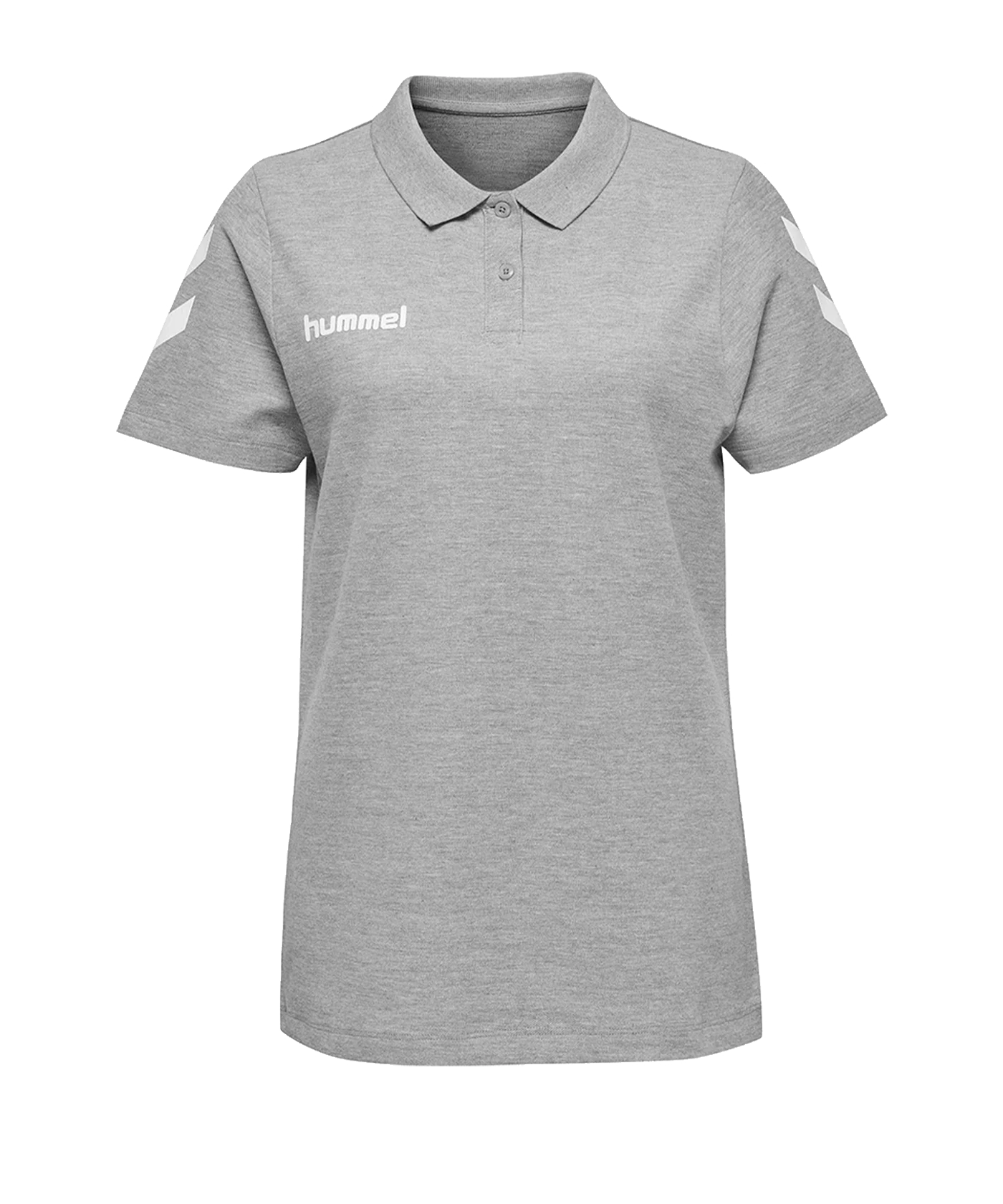 Hummel Cotton Poloshirt Damen Grau F2006
