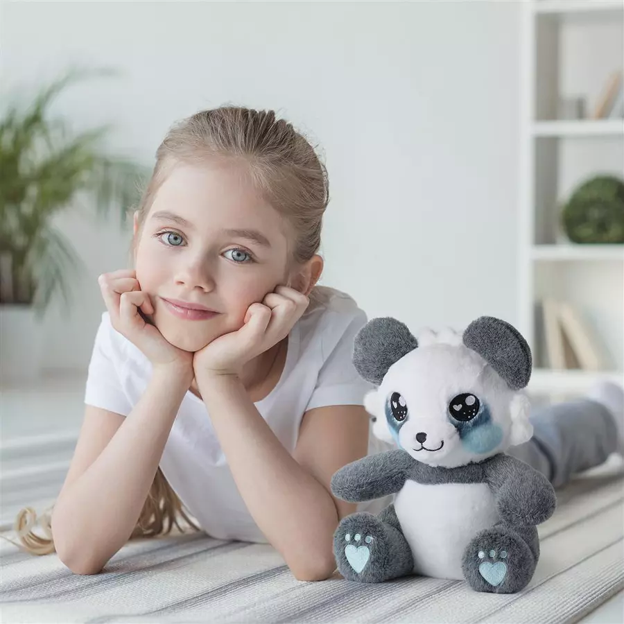 Corimori 1849 Plüschtier Mei der Panda 26cm Blau Weiß Grau