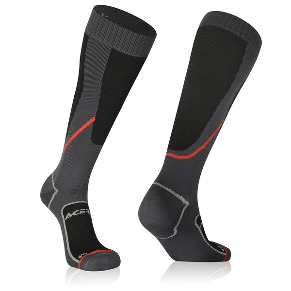 Acerbis - Chaussettes No-Wet Noir / Gris