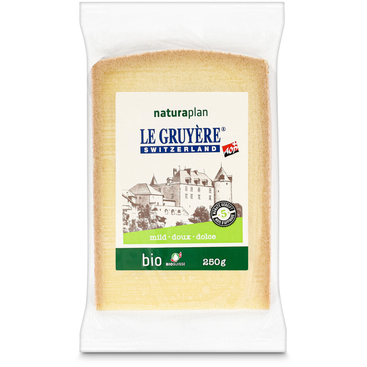Le Gruyère Naturaplan Bio AOP mild Keil