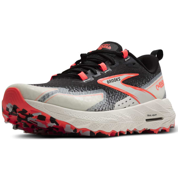 Chaussure trail BROOKS CASCADIA 18 W BLACK/BLUE WASH/ FLAME