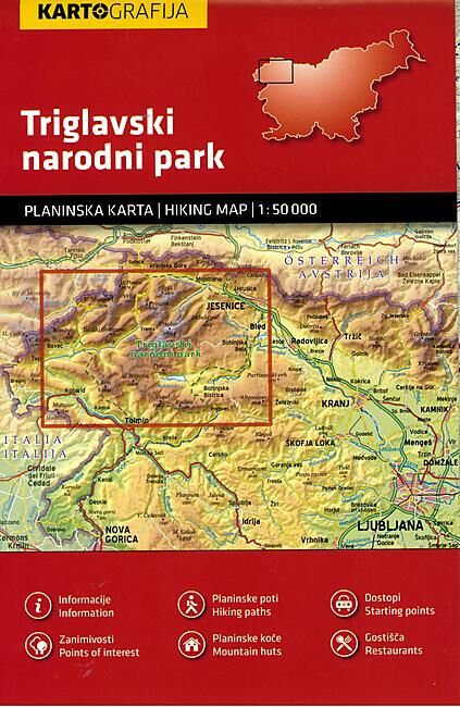 KARTO - TRIGLAVSKI NARODNI PARK 1 50 000