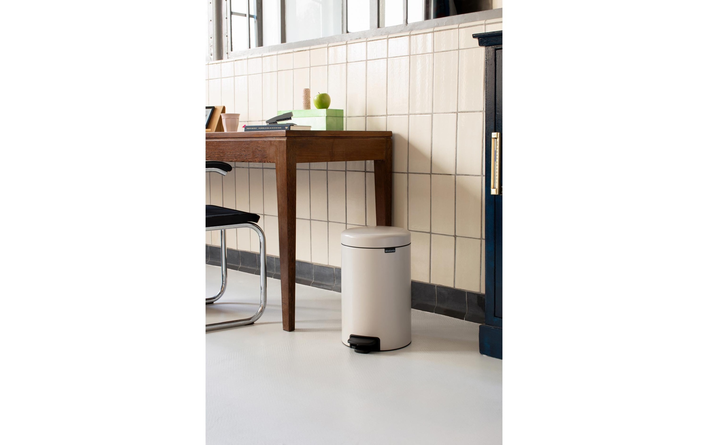 Brabantia Mülleimer »NewIcon 12 l, Soft Beige« 1 Behälter