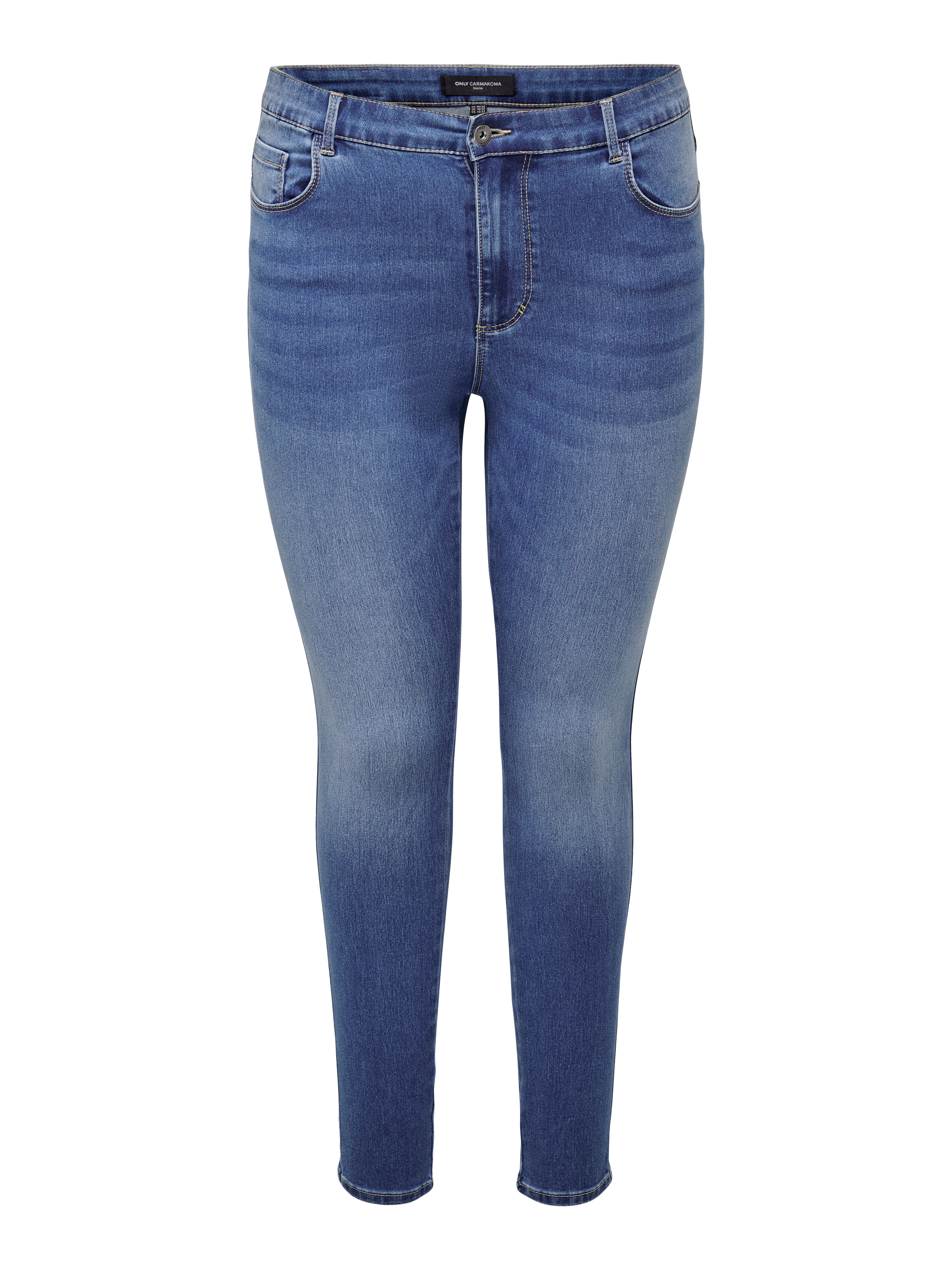 CARAUGUSTA Hohe Taille Skinny Fit Jeans Light Medium Blue Denim