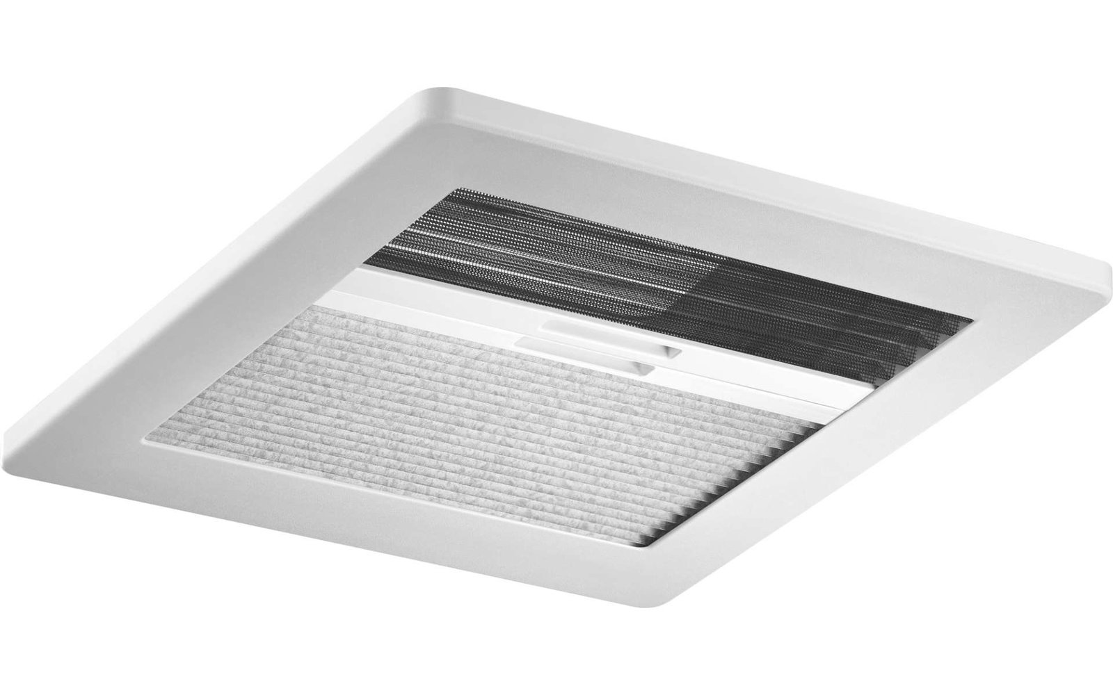 Dometic Micro Heki Dachfenster mit Fliegengitter und Verdunkelungsblende 280 x 280 mm Mit Zwangsbelüftung