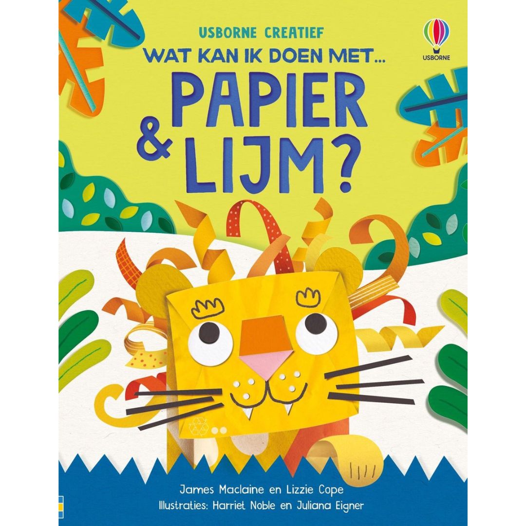 Usborne wat kan ik doen met papier en lijm?
