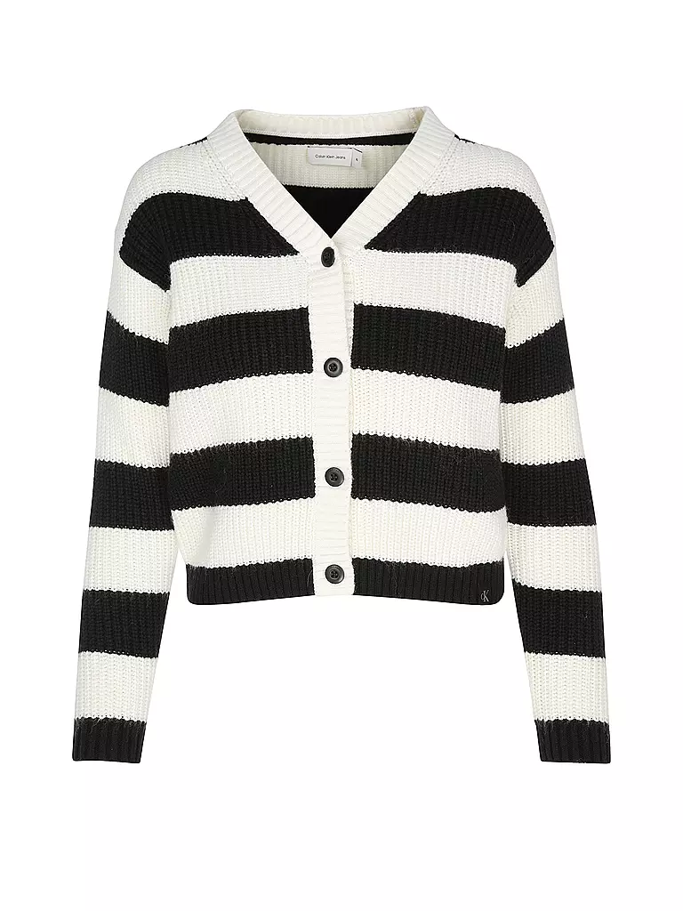 CALVIN KLEIN JEANS Mädchen Strickweste schwarz
