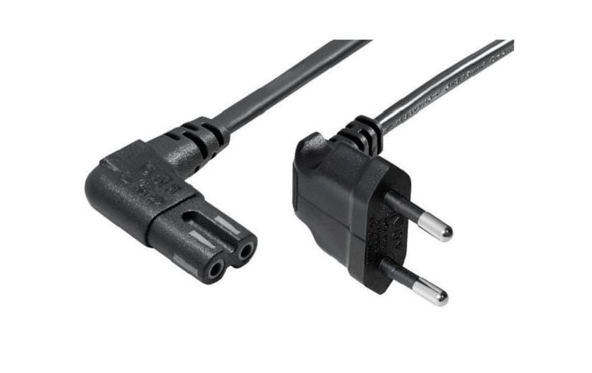 Netzkabel 10 m T26 - C7, abgewinkelt2-Pol Netzkabel